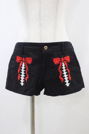 画像: HYPER CORE / UNTIEショートパンツ  ブラック H-25-11-01-1027-PU-PA-KB-ZH