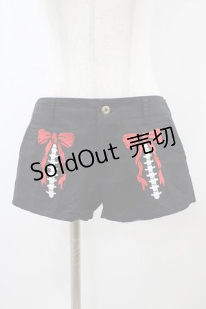 画像: HYPER CORE / UNTIEショートパンツ  ブラック H-25-11-01-1027-PU-PA-KB-ZH