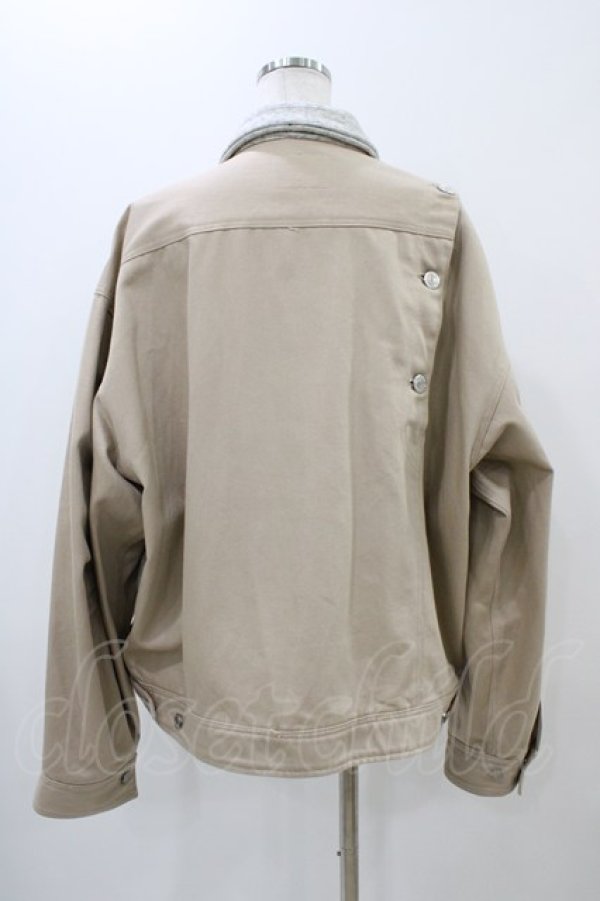 画像2: MILKBOY / ARM RIPPED JACKET  ベージュ×グレーマーブル H-25-11-01-1005-MB-JA-KB-ZH (2)