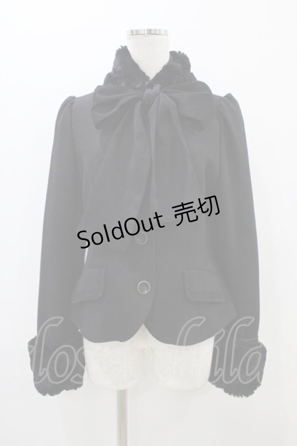 画像1: Sheglit / "Hansel"ショートコート M ブラック H-25-11-01-1006-EL-CO-KB-ZH (1)