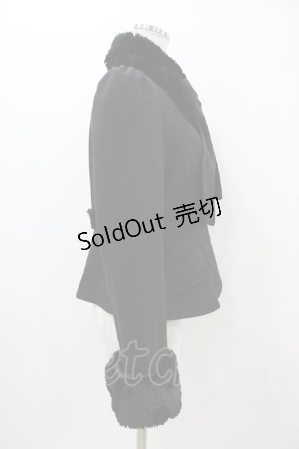 画像3: Sheglit / "Hansel"ショートコート M ブラック H-25-11-01-1006-EL-CO-KB-ZH (3)