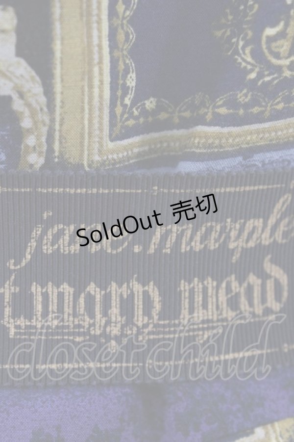 画像6: Jane Marple / British Bookshelfスクエアドレス  ネイビー H-25-11-01-1011-JM-OP-KB-ZH (6)