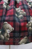 画像5: Emily Temple cute / Teddy Bear Tartanノースリーブワンピース  レッド H-25-11-01-1012-ET-OP-KB-ZH (5)