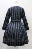 画像2: Jane Marple / Regimental stripe lycee onepice  ネイビー H-25-11-01-1014-JM-OP-KB-ZH (2)