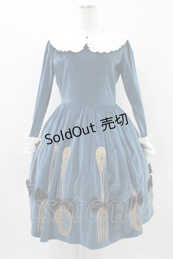 画像1: vierge vampur / Meal Timeワンピース  グリーン H-25-11-01-1015-0-OP-KB-ZH (1)