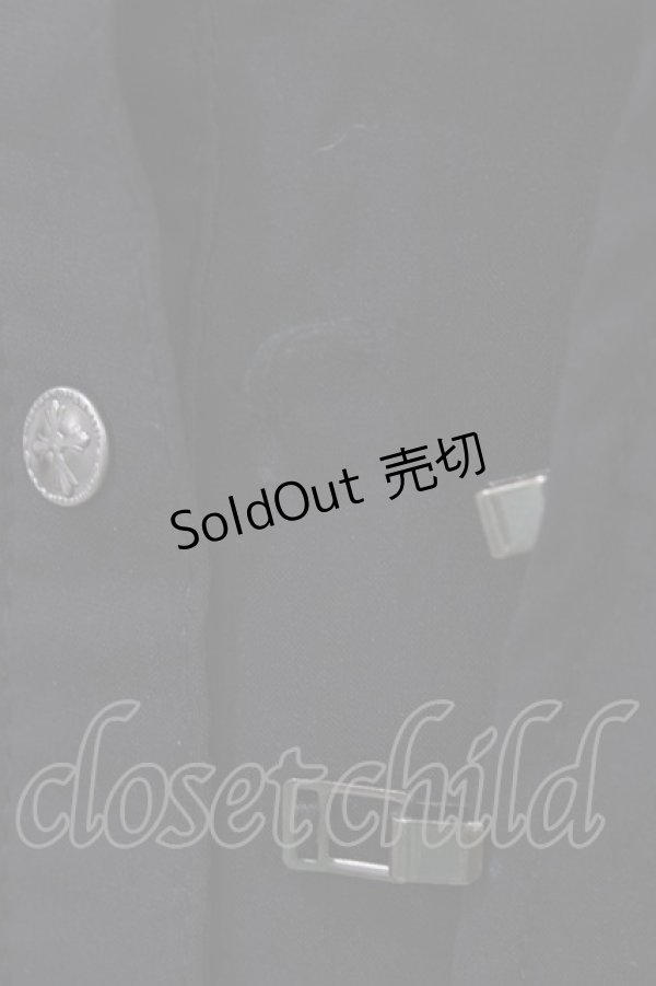 画像3: Ozz Croce / 刺繍シャツワンピース  黒 H-25-11-01-1019-OO-OP-KB-ZH (3)