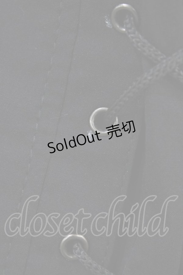 画像4: Ozz Croce / 刺繍シャツワンピース  黒 H-25-11-01-1019-OO-OP-KB-ZH (4)