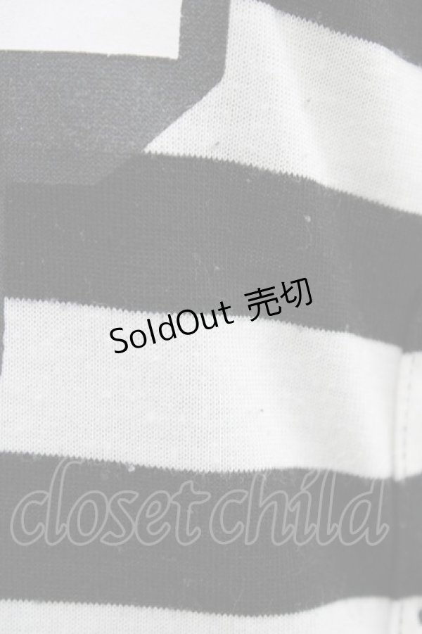 画像3: LISTEN FLAVOR / Unity Crossレースアップチュールドレス  黒×白 H-25-11-01-1020-PU-OP-KB-ZT390 (3)