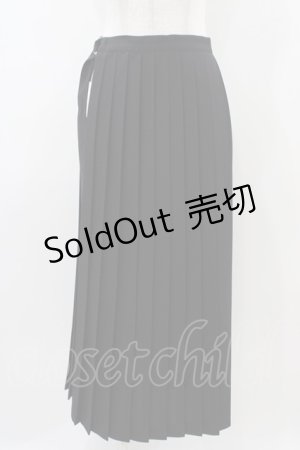 画像: MILKBOY / WRAP PLEATS SKIRT  ブラック H-25-11-01-1023-MB-SK-KB-ZH