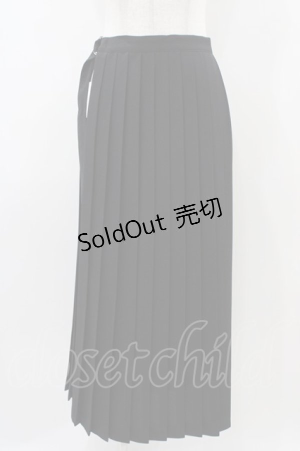 画像1: MILKBOY / WRAP PLEATS SKIRT  ブラック H-25-11-01-1023-MB-SK-KB-ZH (1)
