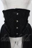 画像4: MR corset / サイドチュールコルセット  黒 H-25-11-01-1003-PU-ZA-KB-ZH (4)