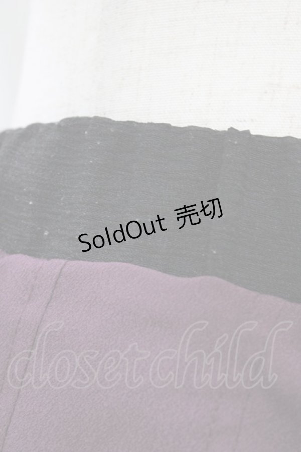 画像3: Qutie Frash / 8分丈袴パンツ  紫 H-25-11-01-1025-QU-PA-KB-ZH (3)