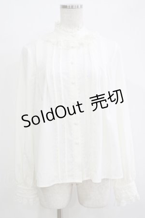 画像: Cha Cha(海外ロリータブランド) / スタンドカラーブラウス M オフ H-25-11-01-055-PU-BL-NS-ZH
