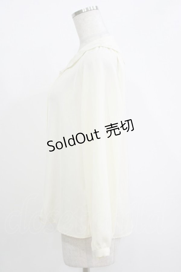 画像2: Fi.n.t / スカラップ刺繍襟ブラウス Free アイボリー H-25-11-01-056-CA-BL-NS-ZH (2)