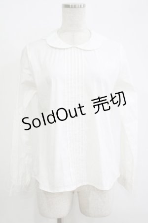 画像: an another angelus / スカラップ衿フロントピンタックシャツ Free OFFWHITE H-25-11-01-058-CA-BL-NS-ZH