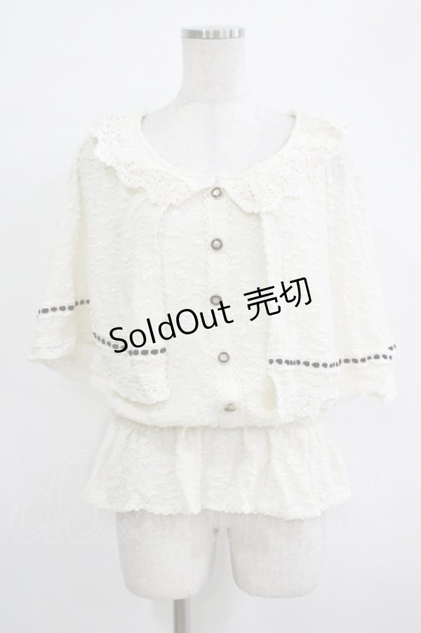 画像1: LIZ LISA / ケープ風トップス Free オフ H-25-11-01-060-LO-TO-NS-ZH (1)