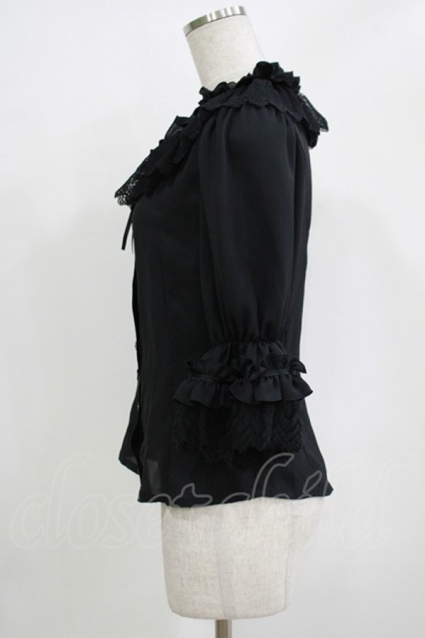 画像2: ALICE and the PIRATES / Faint memoryブラウス Free ブラック H-25-11-01-061-PA-BL-NS-ZH (2)