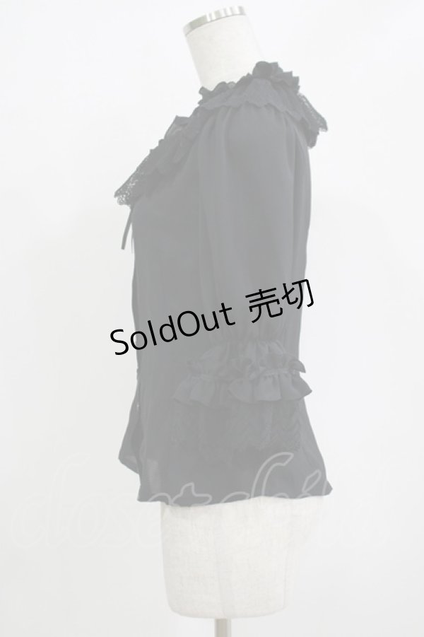 画像2: ALICE and the PIRATES / Faint memoryブラウス Free ブラック H-25-11-01-061-PA-BL-NS-ZH (2)