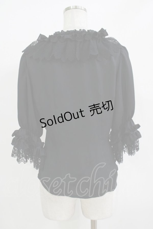 画像3: ALICE and the PIRATES / Faint memoryブラウス Free ブラック H-25-11-01-061-PA-BL-NS-ZH (3)