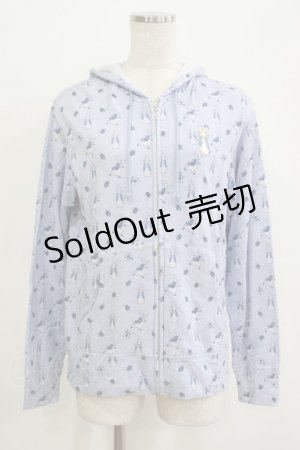 画像: PINK HOUSE / モノトーンプリントピーターラビットパーカー 4（L） サックス H-25-11-01-066-LO-TO-NS-ZH
