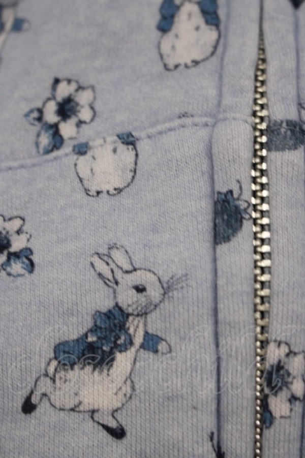 画像4: PINK HOUSE / モノトーンプリントピーターラビットパーカー 4（L） サックス H-25-11-01-066-LO-TO-NS-ZH (4)