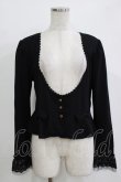 画像1: axes femme / ペプラムデザインボレロ M ブラック H-25-11-01-069-AX-TO-NS-ZH (1)