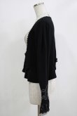 画像2: axes femme / ペプラムデザインボレロ M ブラック H-25-11-01-069-AX-TO-NS-ZH (2)