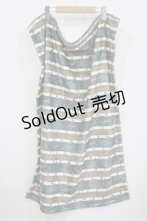 画像: ALICE and the PIRATES / St.Lily Wolf〜狼騎士と百合の誓い〜柄ブランケット  グリーン H-25-11-01-075-PA-ZA-NS-ZH