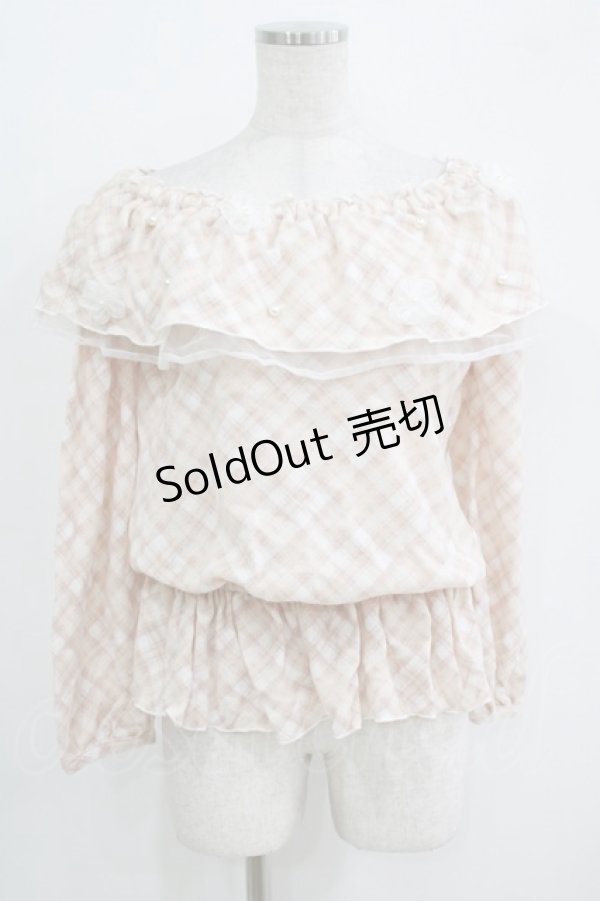 画像1: LIZ LISA / チェックフリルトップス Free ピンク H-25-11-01-076-LO-TO-NS-ZH (1)