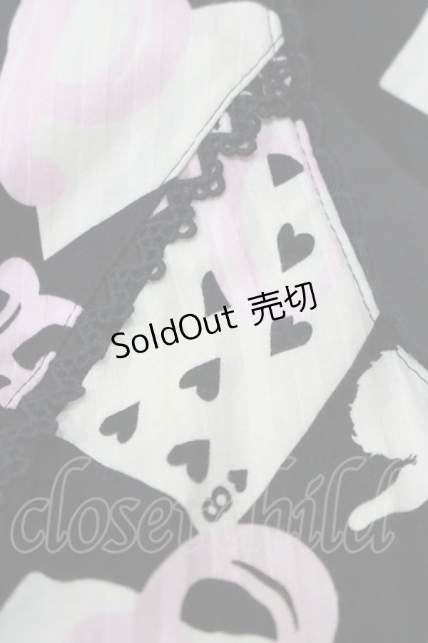 画像6: Angelic Pretty / トランプカーニバルジャンパースカート FREE ブラック H-25-11-01-078-AP-OP-YZ-ZH (6)