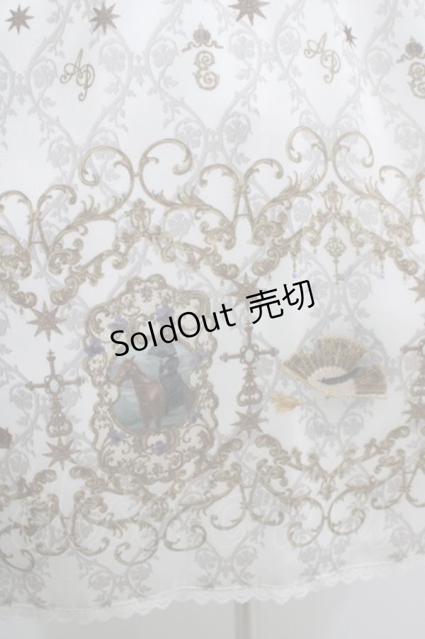 画像4: ALICE and the PIRATES / エリザベート〜闇夜に煌く星〜柄ジャンパースカートII Free オフホワイト H-25-11-01-009-PA-OP-NS-ZH (4)