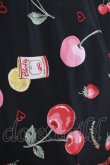 画像4: metamorphose / floating heart cherryベビードールジャンパースカート Free ブラック H-25-11-01-010-ME-OP-NS-ZH (4)