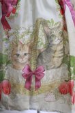 画像4: BAROQUE / Strawberry field’s Cats イチゴ畑の猫たちジャンパースカート M 生成り H-25-11-01-011-EL-OP-NS-ZH (4)