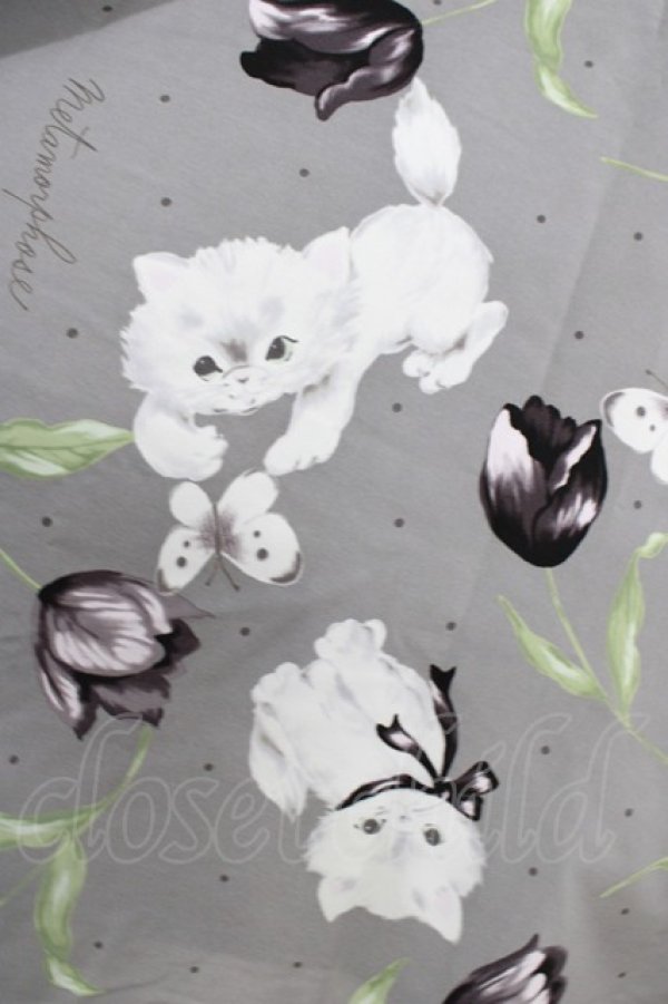 画像4: metamorphose / こねことチューリップ サーキュラージャンパースカート Free グレー H-25-11-01-014-ME-OP-NS-ZH (4)