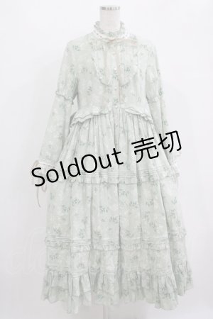 画像: Another Walker（海外ロリータブランド） / 花柄ワンピース L グリーン H-25-11-01-016-PU-OP-NS-ZH