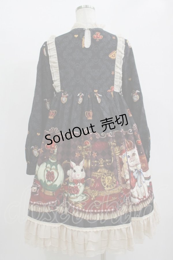 画像3: 豹了个猫(OCELOT)（海外ロリータブランド） / ヨーク切替ワンピース M ブラック H-25-11-01-017-LO-OP-NS-ZH (3)