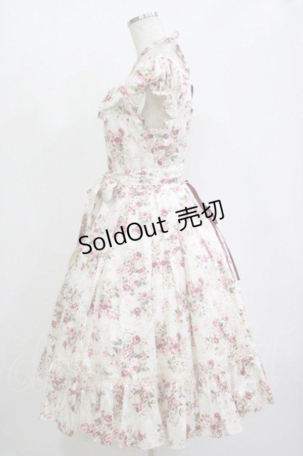 画像2: Victorian maiden / アンティークロココブーケポリーヌドレス Free ミルクティーローズ H-25-11-01-019-CL-OP-NS-ZH (2)