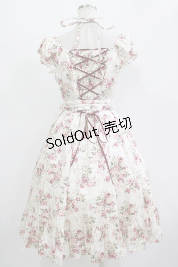 画像3: Victorian maiden / アンティークロココブーケポリーヌドレス Free ミルクティーローズ H-25-11-01-019-CL-OP-NS-ZH (3)