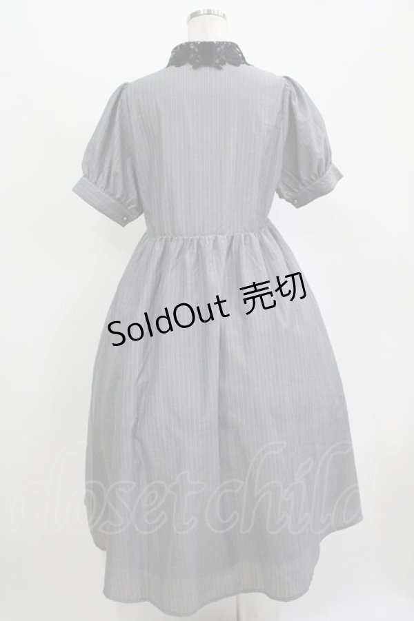 画像3: m petit by misako / ストライプワンピース M グレー H-25-11-01-020-LO-OP-NS-ZH (3)