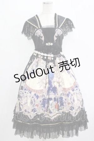 画像: Grove Deer（海外ロリータブランド） / ジャンパースカート M ブラック H-25-11-01-022-LO-OP-NS-ZH