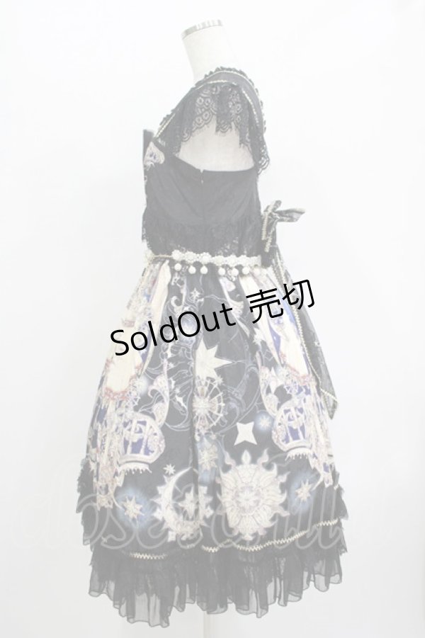 画像2: Grove Deer（海外ロリータブランド） / ジャンパースカート M ブラック H-25-11-01-022-LO-OP-NS-ZH (2)