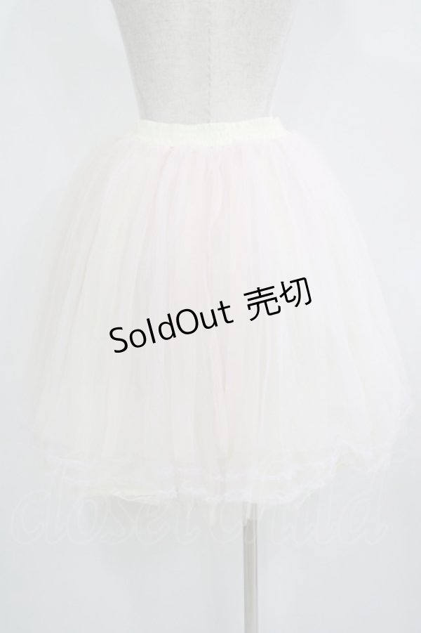 画像3: E hyphen world gallery / チュールスカート Free ピンク H-25-11-02-1028-LO-SK-NS-ZH (3)