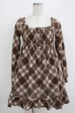 画像1: LIZ LISA / チェックチュニック Free ブラウン H-25-11-02-1030-LO-TO-NS-ZH (1)