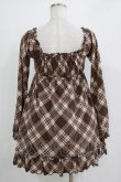 画像3: LIZ LISA / チェックチュニック Free ブラウン H-25-11-02-1030-LO-TO-NS-ZH (3)