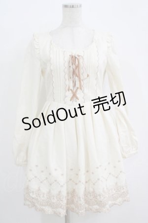 画像: LIZ LISA / スカラップ刺繍ワンピース Free オフ H-25-11-02-1032-LO-OP-NS-ZH