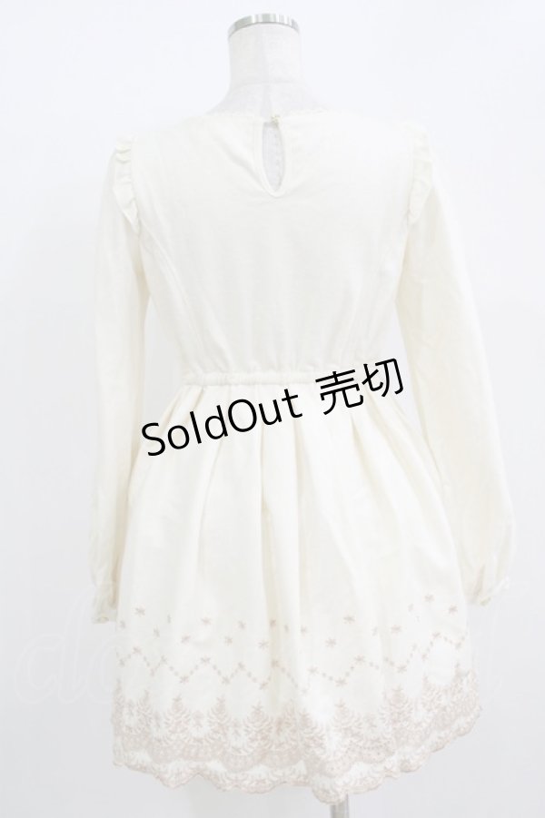 画像3: LIZ LISA / スカラップ刺繍ワンピース Free オフ H-25-11-02-1032-LO-OP-NS-ZH (3)