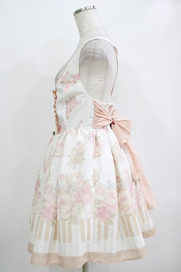 画像2: LIZ LISA / ピアノ柄ジャンスカ Free オフ/ベージュ H-25-11-02-1035-LO-OP-NS-ZH (2)