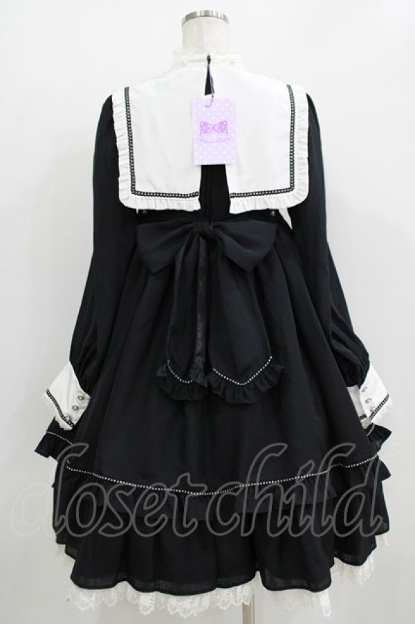画像3: Angelic Pretty / Innocent Chorusワンピース Free ブラック H-25-11-02-1003-AP-OP-NS-ZH (3)