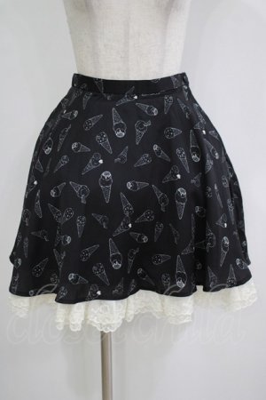 画像: E hyphen world gallery / アイス柄スカート M ブラック H-25-11-02-1042-LO-SK-NS-ZH