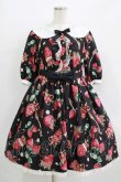 画像1: Angelic Pretty / Royal Crown Berryワンピース Free ブラック H-25-11-02-1004-AP-OP-NS-ZH (1)